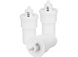 Vevor Filtro Acqua Di Ricambio Con Portata 0,3 L/Min Per Caraffe Ed Erogatori (3 Pz.) Senza Bpa, Durata 3 Mesi O 150 Litri, Riduce Il Calcare E Il Cloro Di Piombo, Per Caraffa Filtrante 6216 Bianco
