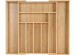 Organizzatore Di Argenteria Da Cucina Espandibile Per Cassetti Utensili Vassoio Portaposate Bambusoideae 9 Slot