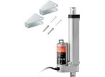 Succebuy Attuatore Lineare 12 V, 4 Pollici 330 Lbs/1500 N Attuatore Di Movimento Lineare Con Elevata Capacità Di Carico E Velocità Di 0,19 Pollici/S