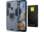 Custodia Spacecase X-Ring Per Galaxy A21S Blu
