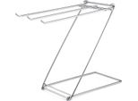 Porta Asciugamani Da Pavimento Pieghevole Porta Asciugamani Da Pavimento In Acciaio Inox A Forma Di Z A 3 Barre Per Bagno Cucina
