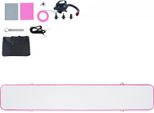 Succebuy Tappetino Da Ginnastica Ad Aria 20Ft, Tappetino Gonfiabile Da 4 Pollici Di Spessore Con Pompa Elettrica, Tappetini Da Allenamento Per Casa/Palestra/Yoga/Cheerleading/Spiaggia/Parco/Acqua, Rosa