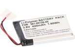 Avizar, Batteria Di Ricambio Garmin Edge 130/130 Plus 3,7 V 220 Mah Li-Polymer, Grigio