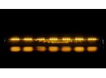 Barra Luminosa A Led - Ledson - Phoenix - 20,6" - 52,2 Cm - Fumo - Luce Di Posizione Bianca/Ambra - 1 Schema Di Lampeggiamento - Spot Di Guida Combinato"