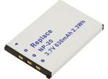 Avizar, Casio NP-20 Batteria Agli Ioni Di Litio Per Fotocamera 3,7V 630Mah, Bianco