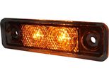 Luce Di Confine - Ledson - Astral - 3,1" - 7,9Cm - Fumo - Ambra - 12V-24V"