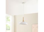 Lampada A Sospensione 'Blairgowrie' Lampada A Sospensione In Metallo Color Bianco/Ottone