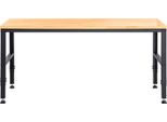 Succebuy Banco Da Lavoro Ad Altezza Regolabile, 61" L X 20"" L, Tavolo Da Lavoro Con Presa Di Corrente"
