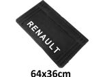 Pressa Per Parafanghi Renault 3D | 36X64Cm, Scritta Bianca In Rilievo