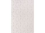 Doha Zelix Tappeto Pelo Corto Runner 80X250Cm Crema