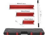 Set Di Lame Per Lisciare Il Muro A Secco, Struttura Flessibile In Alluminio, Impugnatura Ergonomica, Rosso