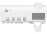 Porta Spazzolini Da Denti Uv Porta Spazzolini Da Denti A Parete Con Dispenser Per Dentifricio Accessorio Da Bagno Per Doccia Bianco