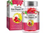 Capsule Di Olio Di Rosa Mosqueta Per Capelli Aliver - 40 Pz