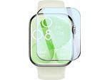 Inf 2 Pezzi Pellicola Protettiva In Vetro Temperato Per Huawei Watch Fit4