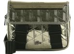 Lacoste Borsa A Tracolla The Blend Messenger Bag Silver Black Argentato
