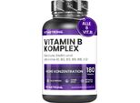 Complesso Vitaminico B Ad Alto Dosaggio Vitastrong, 1 Compressa Al Giorno, 180 Compresse Vitamine Del Gruppo B Biotina, Tiamina Vitamina B1, Riboflavina B2, B3 Niacina, Acido Pantotenico B5, Vitamina B6 B12 Acido Folico