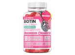 Biotin High Dose Complex 100% Vegan Vitastrong, 120 Orsetti Gommosi Alla Biotina Senza Saccarosio (4 Mesi) Per Capelli, Pelle, Unghie Con Zinco, Selenio, Vitamina C, Vitamina E, Vitamina B6, Folato (Acido Folico), Potassio Ioduro