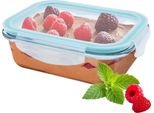 1.04 Casseruola In Vetro Con Coperchio In Plastica - Ca. 550 Ml / Ca. 175 X 130 Cm - Contenitore Di Stoccaggio (Piccolo)