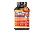 Compresse Multivitaminiche Ad Alto Dosaggio, Vitastrong Complesso Vitaminico Di Con 13 Vitamine Essenziali Per Donne E Uomini, Compresse Di Vitamine Pure E Certificate Senza Glutine E Ogm