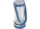 Lampada Da Tavolo A Batteria Led A 3 Colori Dimmerabile E Ricaricabile Lampada Da Tavolo Portatile A Sfioramento Con Impugnatura In Finto Cuoio Per Camera Da Letto Campeggio