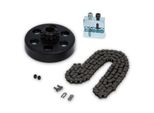 Frizione Centrifuga Eberth Per Albero 19,05 Mm Ø, Frizione A Pignone Con Catena Tipo 35# 1,2 M E Kit Di Attrezzi, Frizione Centrifuga A Dente