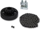 Frizione Centrifuga Eberth Per Albero 25,4 Mm Ø, Frizione A Pignone Con Catena Tipo 428# 1,2 M E Kit Di Attrezzi, Frizione Centrifuga A Dente