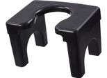 Sedia Da Toilette Accovacciata Sedia Da Toilette Portatile Sgabello Igienico Antiscivolo Sgabello Da Bagno Multifunzionale Sedia Da Toilette Alta Versione Nera Per Adulti