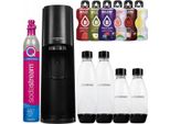 Sodastream Terra Black, Macchina Per La Produzione Di Acqua Frizzante + 2 Bottiglie + Bottiglie Twin Fuse 0,5L + Bolero