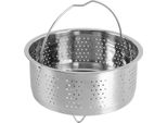 Cestello A Vapore In Acciaio Inox Con Manico Per La Rimozione Dello Zucchero Pentola Per Riso Inserto Per Cestello A Vapore Per Alimenti Uovo Verdura Frutta 20 Cm/7.9In