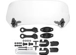Universale Moto Modificato Parabrezza Spoiler Deflettore D'aria Trasparente