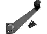 Inf Limitatore Porta Antifurto In Acciaio Inossidabile Nero 90 Gradi Per Porta D'ingresso Destra
