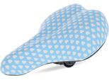 Sella Per Bambini Sella Per Bicicletta Sella Da 20 Pollici Blu Con Cuori Bianchi