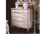 Casa Padrino Cassettiera Barocca A 5 Cassetti Bianco/Oro - Italy