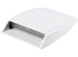 Auto Auto Decorativo Flusso D'aria In Ingresso Scoop Bonnet Ventiler Sticker Copertura Cappuccio Bianco Bianco