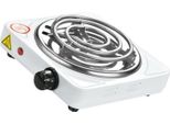 Bruciatore Elettrico Singolo 1000W Bruciatore A Bobina Bianco Con Protezione Contro Il Surriscaldamento Fornello Portatile Regolabile E Versatile Per Piccole Cucine - Spina Ue 220 V