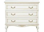 Casa Padrino Cassettiera Barocca Bianco/Beige 100 Cm - Sontuoso Mobile Barocco