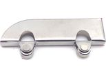 8Pcs Scorrevole Vetro Porta Rullo Liscio Funzionamento Silenzioso In Acciaio Inox 5 Mm Scorrevole Porta Puleggia Morsetto Per Armadio Di Visualizzazione