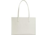 Ted Baker Borsa A Tracolla Croccon Croc Effect Icon Bag Ivory Avorio