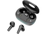 Inf Auricolari Bluetooth True Wireless Con Anc+Enc, Display Digitale, Nero, Set Da 2