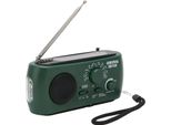 Radio A Manovella Portatile Pratica Torcia A Led All'aperto Multi Band Am/Fm/Sw Radio Solare A Manovella Meteo