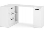 Scrivania, Scrivania, Scrivania, Scrivania Con Cassetti White Mat 155X85X78 Cm