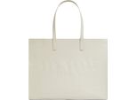 Ted Baker Borsa A Tracolla Allicon Croc Effect Icon Bag Ivory Avorio
