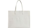 Ted Baker Borsa A Tracolla Croccel Croc Effect Icon Bag Ivory Avorio