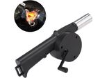 Mini Soffiatore D'aria Portatile 25Cm Manuale Manovella Soffietto Per Barbecue Fuoco Soffiatore D'aria Per Cucina All'aperto Picnic Campeggio