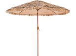 Succebuy Ombrellone In Paglia Ombrellone Hawaii Spiaggia Terrazza Inclinabile 2,75M
