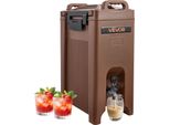 Vevor Distributore Di Bevande Isolato Da 19 L Per Bevande Calde E Fredde Con Rubinetto E Maniglia, Dispenser Termico Per Bevande A Uso Alimentare Per Tè, Caffè E Acqua In Bar E Ristoranti, Marrone