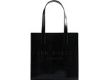Ted Baker Borsetta Reptcon Croc Effect Icon Bag Jet - Black Nero