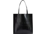 Ted Baker Borsa A Tracolla Croccon Croc Effect Icon Bag Jet - Black Nero