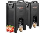 Distributore Di Bevande Isolato Vevor Da 19 L, Distributore Di Bevande Calde E Fredde Con Rubinetto E Maniglia, Dispenser Termico Per Alimenti Per Tè, Caffè E Acqua In Bar E Ristoranti, Nero