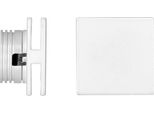 Port - Luce Da Incasso Segnapasso Led Beneito & Faure - 4W, Luce Calda 3000K, 120° - Applique Da Incasso Quadrata Bianca